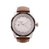 Fastrack Quartz Analog Silver Dial Leather Strap Watch for Guys-NS3099SL01/NT3099SL01
