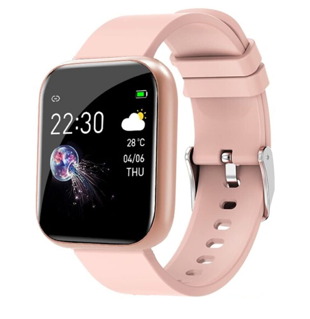 TRIDEO D20 Touchscreen Smart Watch Bluetooth Smartwatch with Heart Rate Sensor and Basic Functionality for All Boys & Girls_M1