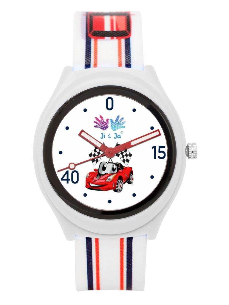 Ji and Ja Kids Analog Wrist Watches Slim, Sleek Light Weighted, Waterproof