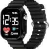 Racnos Dial Digital LED Polyurethane Watch for Men, Women & Boys | Kids, Lightweight & Durable Multi-Color LED Display | Colorful Smart Looking Digital Led Watch |