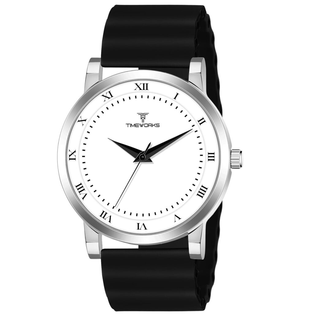 TIMEWORKS Designer Round Dial Watch Silicon Changeable Smart Watch Strap with Smart pin Men's & Boy's Watch BG-408