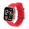ALNA-TURA Digital Ultra Led Watch For Kids Boys & Girls Stylish Fashionable Smart Look Kids Watch (Red Color)