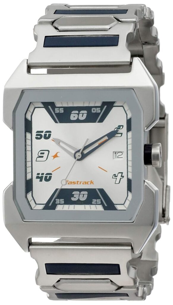 Fastrack Party Analog Silver Dial Men's Watch-NL1474SM01/NP1474SM01