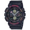 Casio G-Shock GA-140-1A4DR Analog-Digital Black Dial Men Watch Black Resin Strap (G976)
