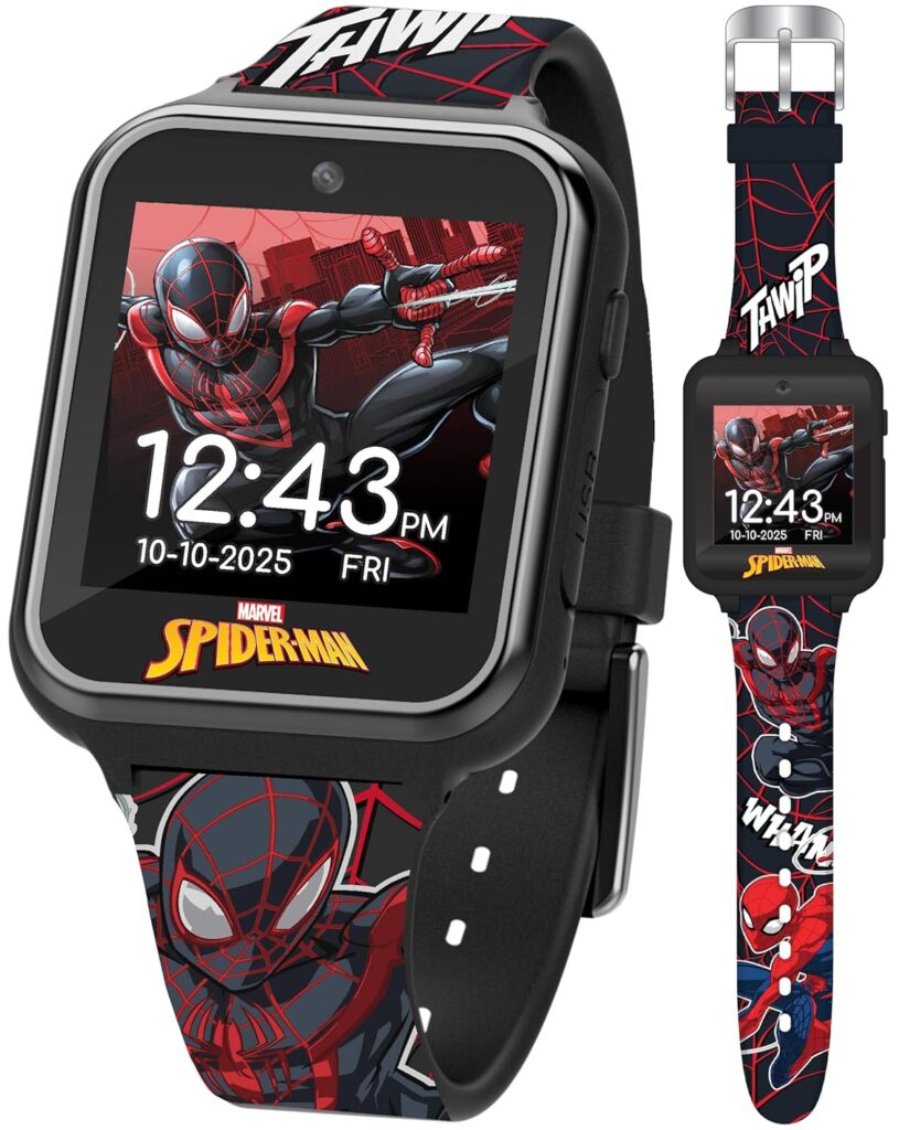 Marvel Comics Marvel Boys' Touchscreen Watch with Plastic Strap, Multicolor, 15 (Model: SPD4664AZ)