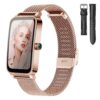 Bocloud Smart Watch, Smart Watches For Women Men, Iphone Android Smart Watch With Blood Oxygen/Heart Rate/Sleep Monitor, Ip68 Waterproof Fitness Tracker With 12 Sport Modes(Gold)